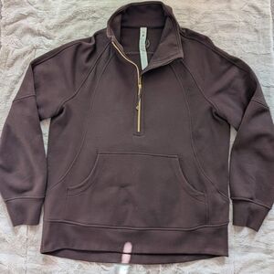 Lululemon Scuba Oversized Funnel-Neck Half-Zip Long Sweatshirt